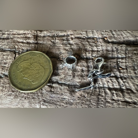 925 European Charm Hanger Dangle Fairy Sterling Silver Magical Bead Charm Hanger - Picture 6 of 6